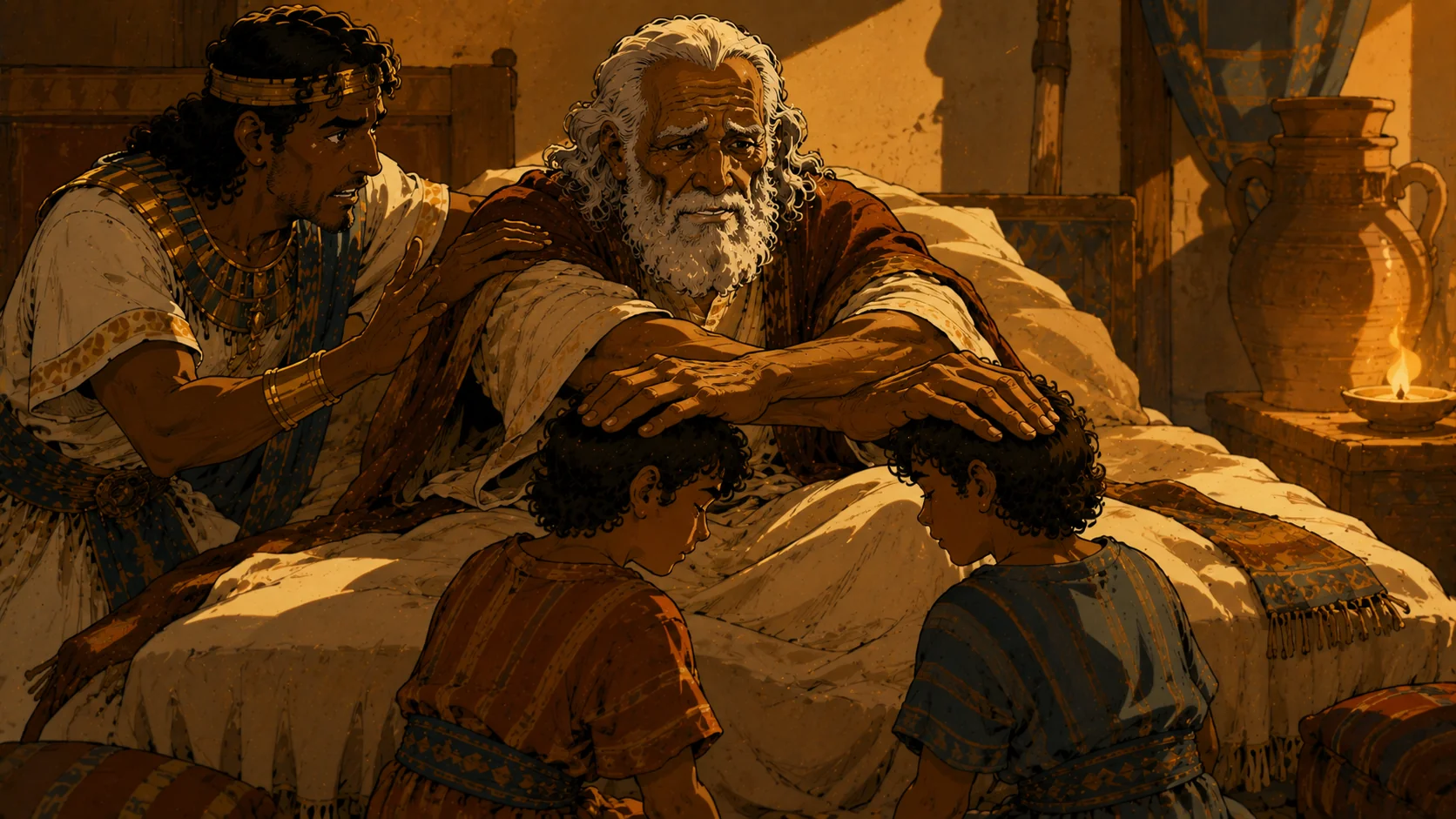 Jacob Blesses Ephraim and Manasseh — The Crossed Hands